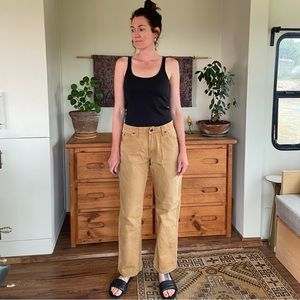 Carpenter pants dickies 30 x 30 in brown canvas